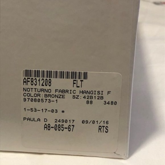 Sexy Bronze Flat Monolo Blahnik Noturno Fabric Hangisi - Picture 7 of 9